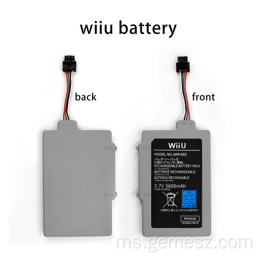 Wii U GamePad Penggantian Bateri Boleh Diisi Semula Berkekalan